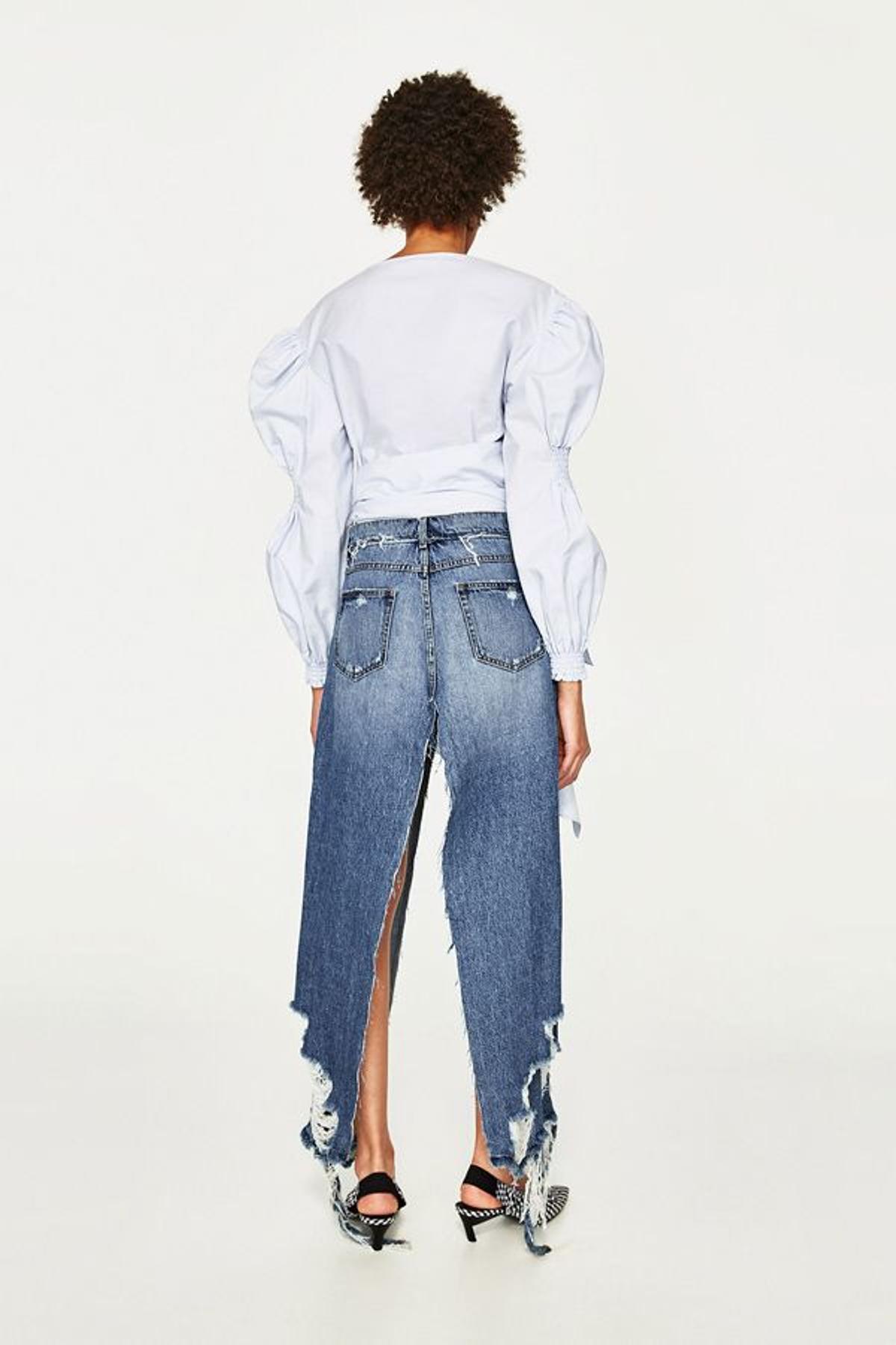 Zara reinventa la falda pantalon Woman