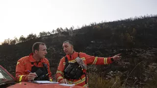 Las brigadas helitransportadas de Ejea y Teruel acuden a los incendios de Palencia, León y Valencia