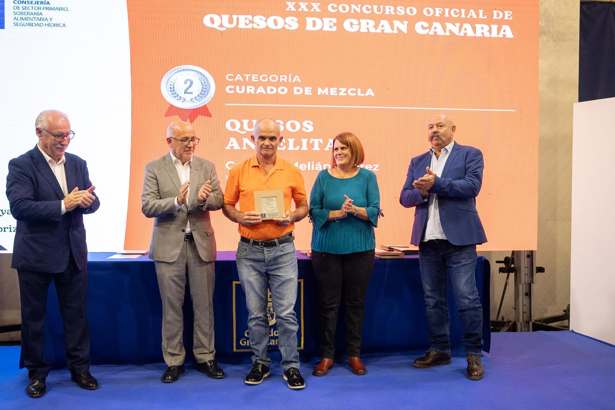 Entrega de premios de los concursos oficiales de queso y vino de 2023