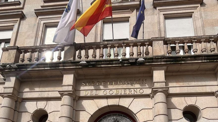 Fachada de la Subdelegación del Gobierno en Ourense, que desestimó la solicitud en 2021.