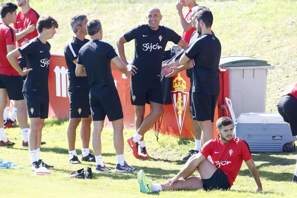 Entrenamiento del Sporting