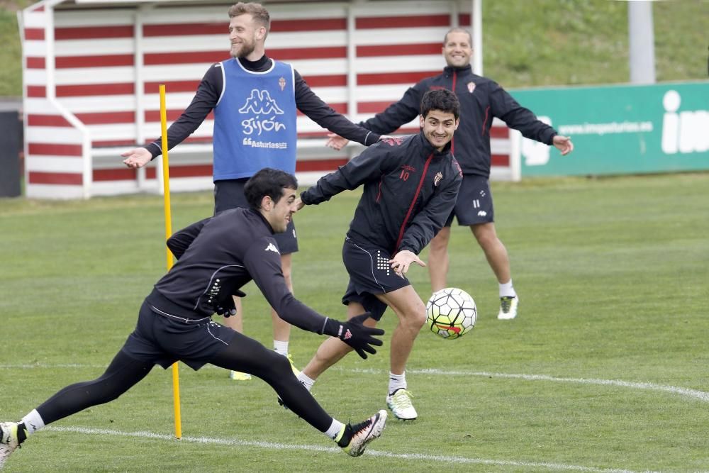 Entrenamiento del Sporting