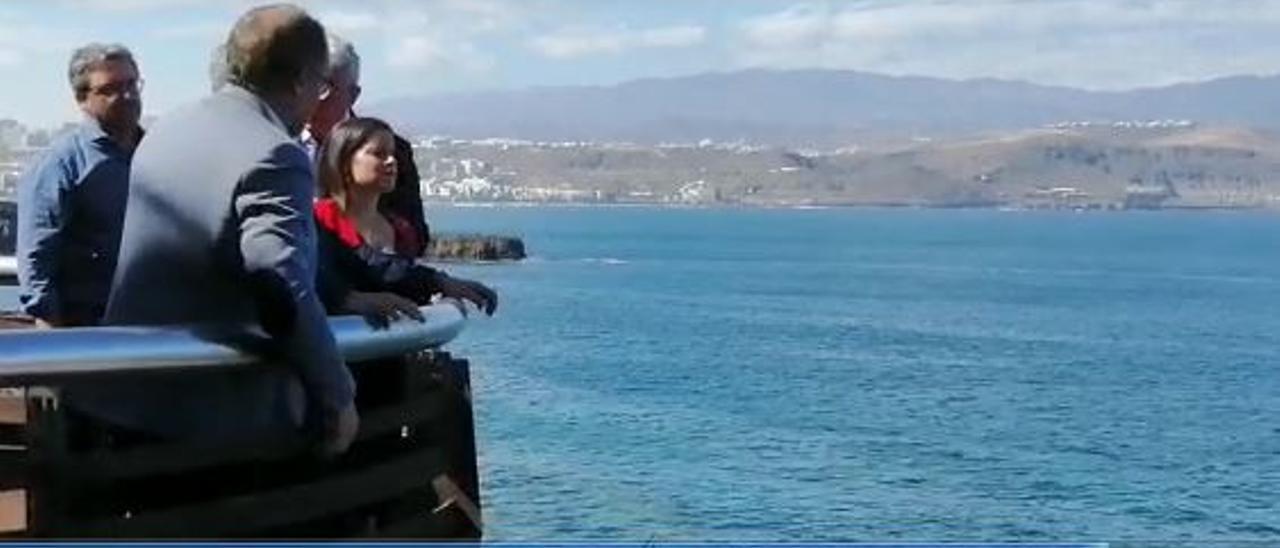 Presentación de la actuación de mejora al acceso de la playa de El Confital