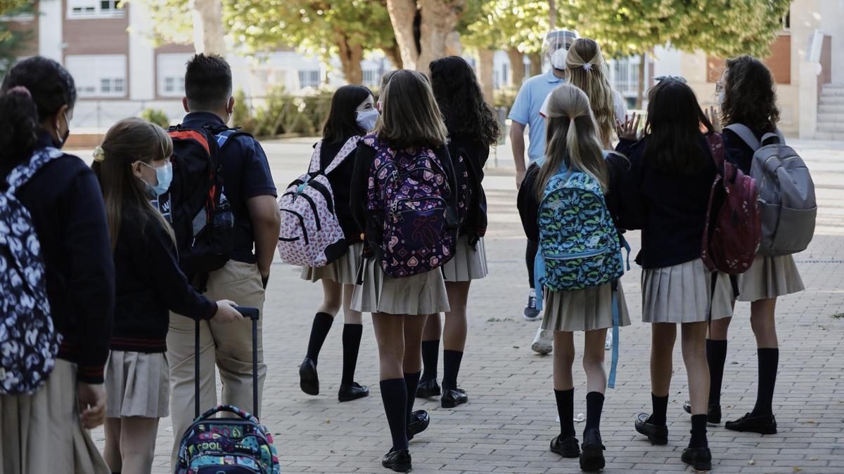 Alumnado de un centro concertado