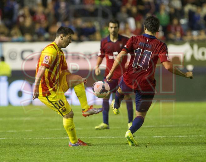 Las imágenes del Osasuna-FC Barcelona