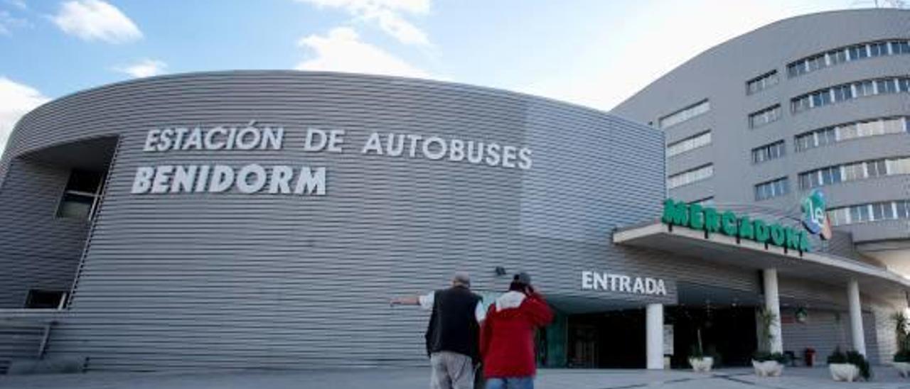 Imagen de la estación de autobuses de Benidorm.