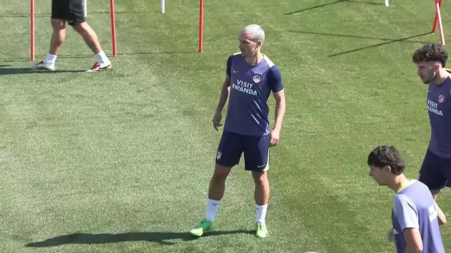 Griezmann se entrena de nuevo con el Atlético tras anunciar su fichaje por el Orlando City