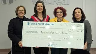 La Fundació Caixa Rural Vila-real entrega a El Bressol un cheque por 4.077 euros