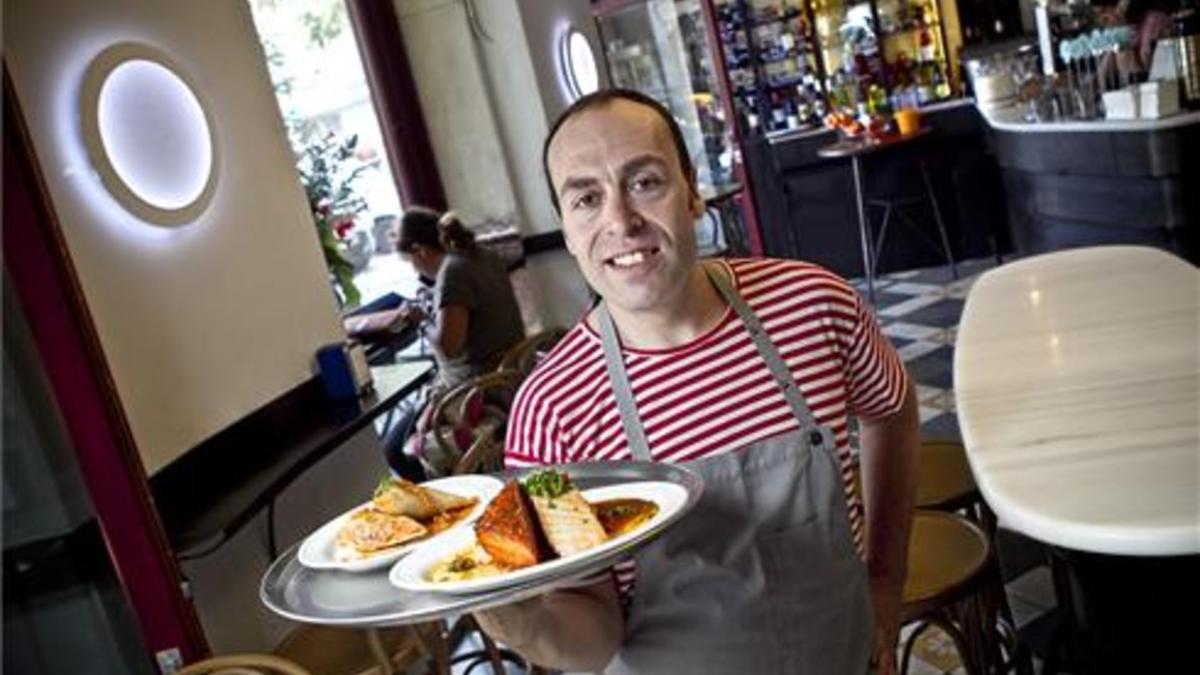 Víctor Ferrer, en el comedor de Betlem. Foto: Joan Cortadellas