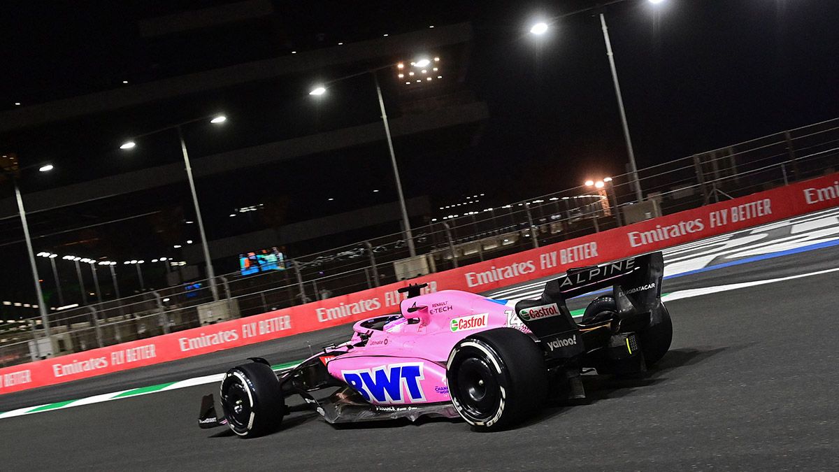 Fernando Alonso en una imagen durante el GP de Arabia Saudí de F1