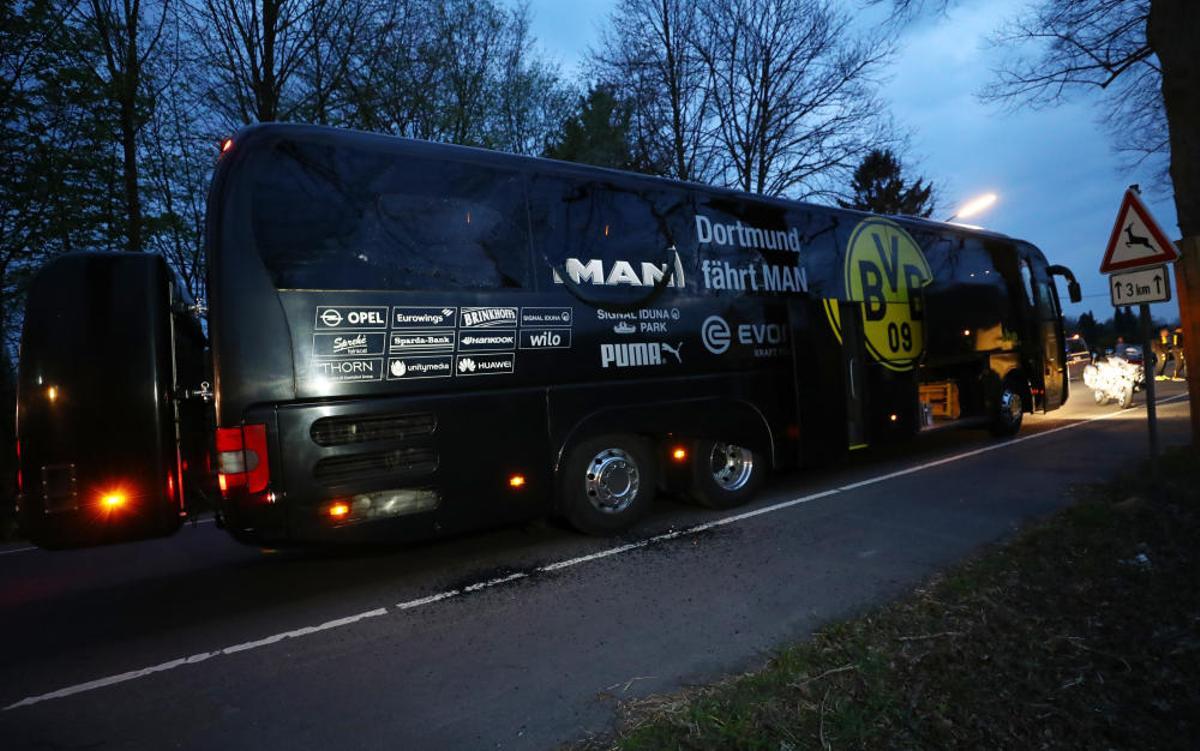 Explosiones contra el autobús del Dortmund