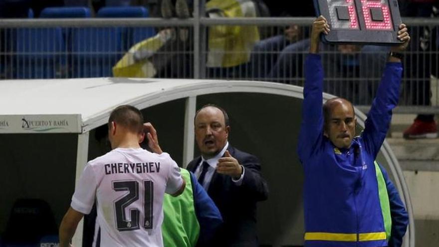 El club blanco sustituyó a Cheryshev tras darse cuenta de que arrastraba una sanción por acumulación de amonestaciones con el Villarreal.