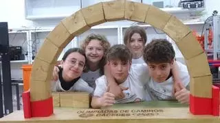 ‘Los Tecno’, el equipo del IES Albarregas de Mérida que gana la I Olimpiada de Ingeniería de Caminos extremeña