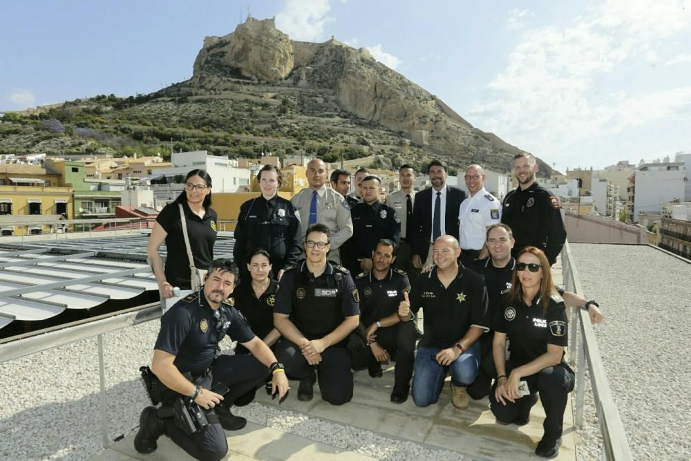 Policías americanos en Alicante