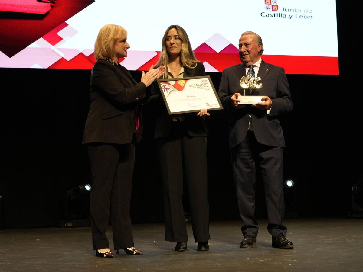 ceremonia de entrega de los Premios Comercio Tradicional de Castilla y León