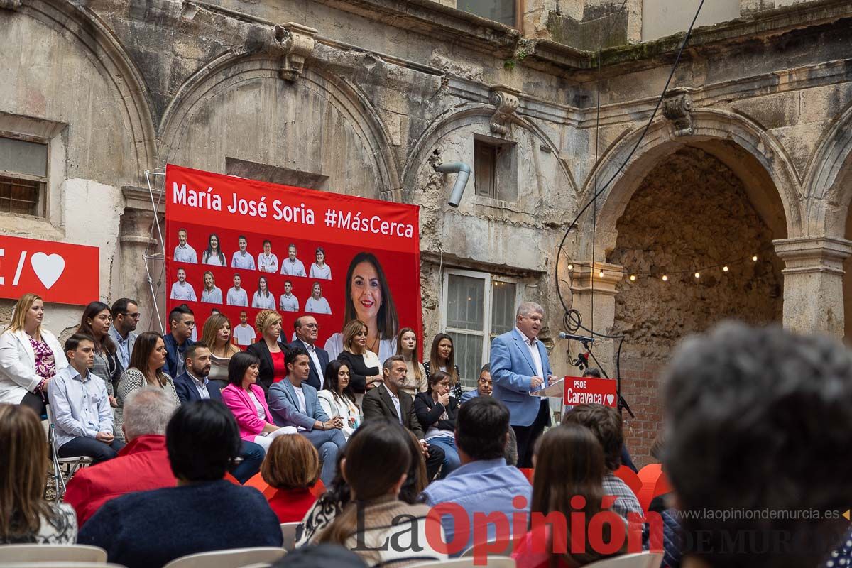 Descubre la lista del PSOE a la alcaldía de Caravaca