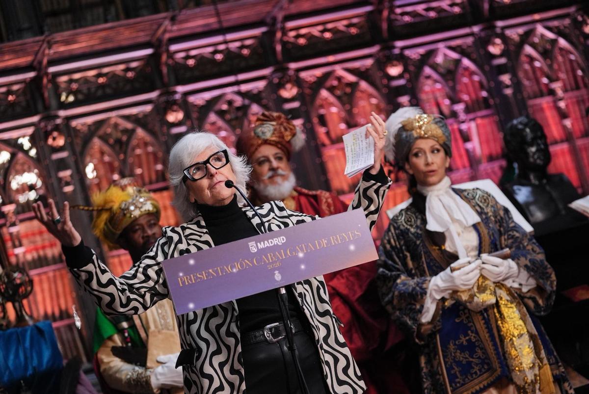 Delia Piccirilli, directora artística de la cabalgata de Reyes de Madrid, durante la presentación de la edición de este año el pasado viernes.