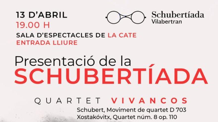 Concert de presentació de la Schubertíada de Vilabertran
