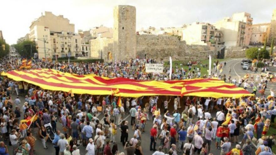 El 'no' a la independencia, por delante del 'sí' en Cataluña