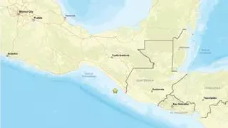 Declarado en México un seísmo de magnitud preliminar 7,3 con alerta de tsunami cerca de la costa de Chiapas