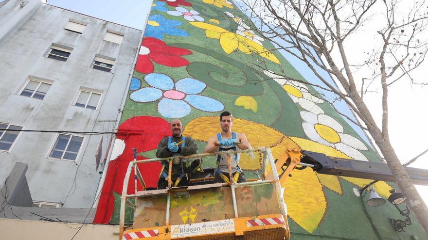 Un tapiz floral para alcanzar el cielo