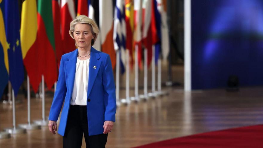 La presidenta de la Comisión Europea, Ursula von der Leyen, en el último Consejo de diciembre, el pasado 18 de diciembre en Bruselas.
