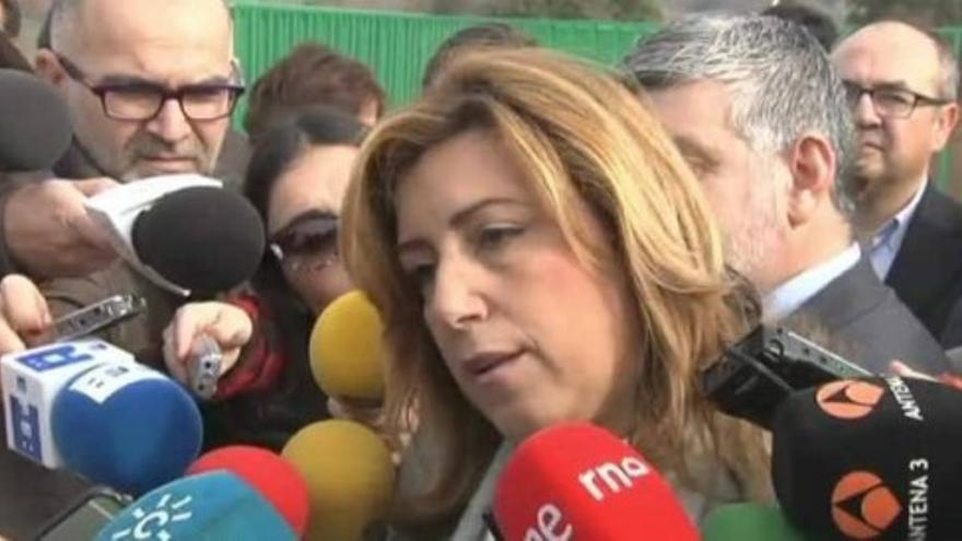 Susana Díaz: &quot;El rey hizo lo correcto y el PSOE y Sánchez también&quot;