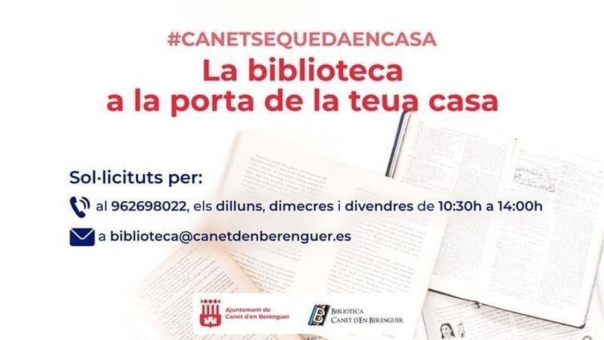 Canet lleva la biblioteca a casa