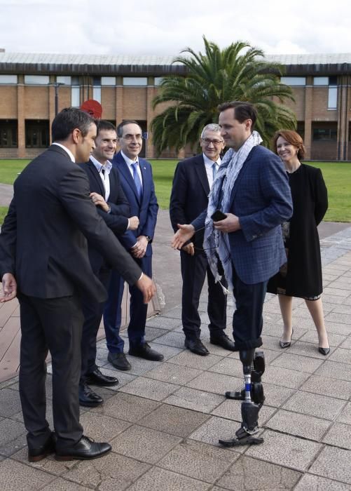 Hugh Herr visita la Escuela Politécnica de Gijón