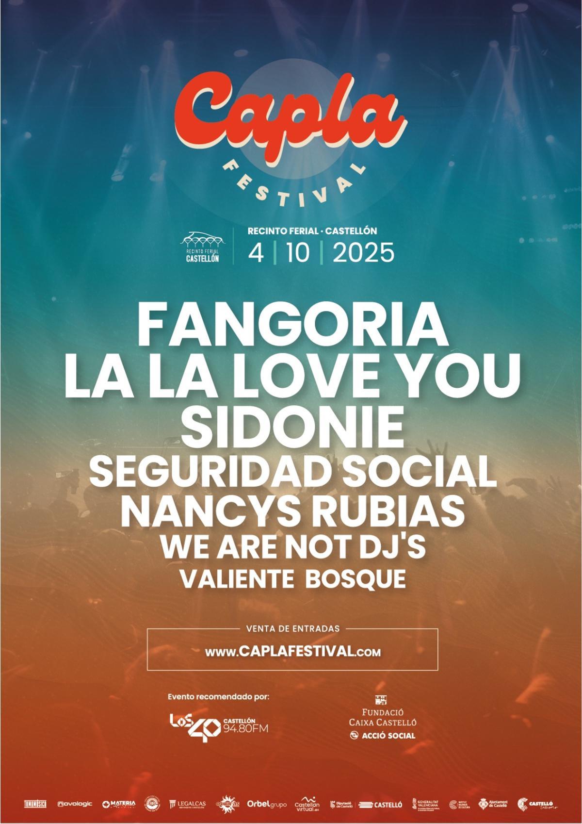 CAPLA FESTIVAL CASTELLÓN, música y diversión