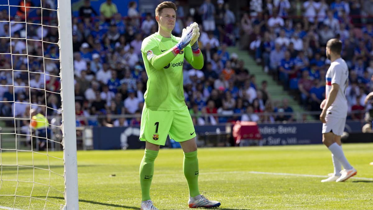 Ter Stegen sumó este domingo la 24ª portería a cero de la temporada