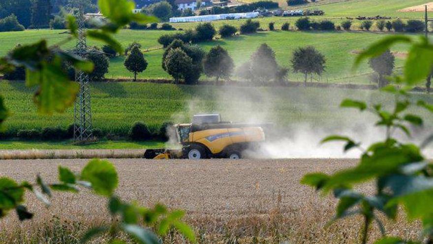 Un tractor ara la tierra en una explotación agraria. | EFE