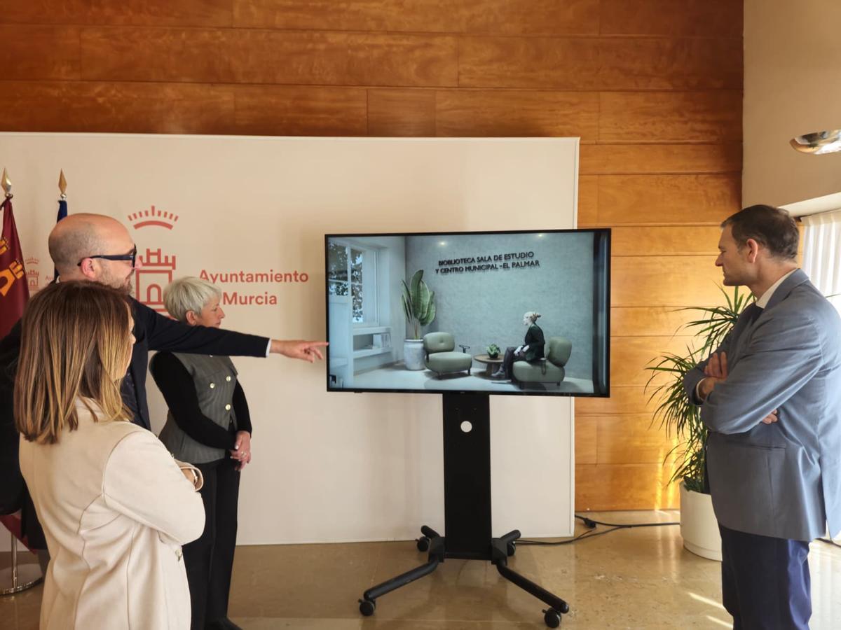 Presentación de la aprobación del expediente para la contratación de las obras de la futura Biblioteca de El Palmar.