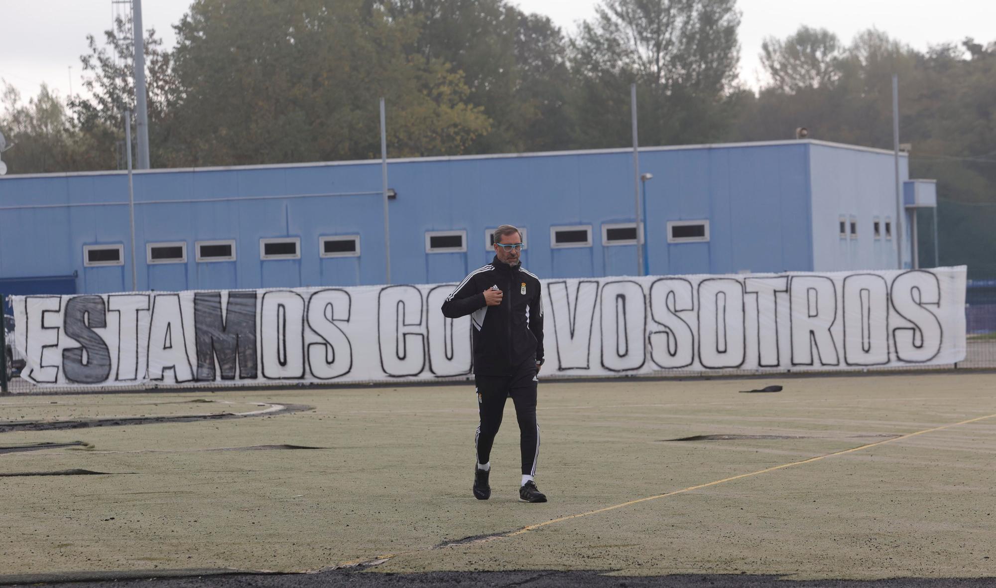 Las imágenes del entrenamiento del Oviedo