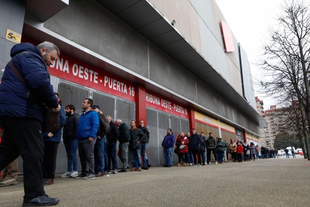 Venta de entradas en El Molinón