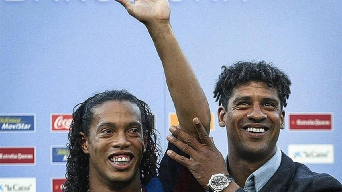 'Ronnie' colgó esta foto junto a Rijkaard