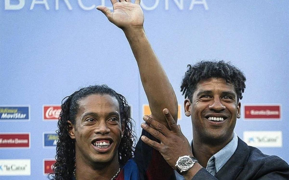 'Ronnie' colgó esta foto junto a Rijkaard