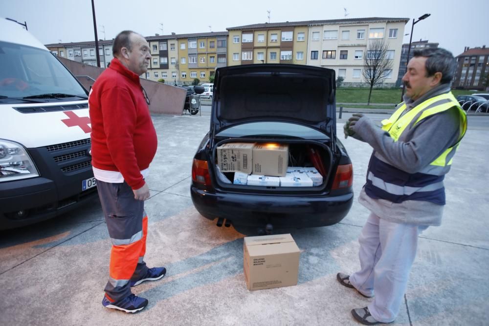 La Tejerona (Gijón) preparado para los "sin techo"