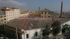 La fábrica de Can Fabregas, antes de ser desmontada, en una imagen de archivo