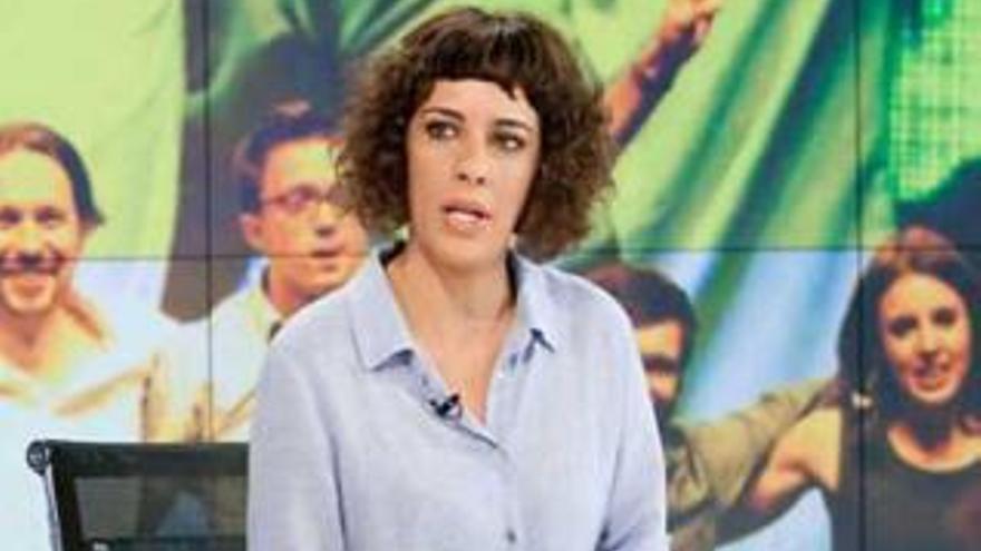 Alexandra Fernández, esta mañana en TVE. // TVE