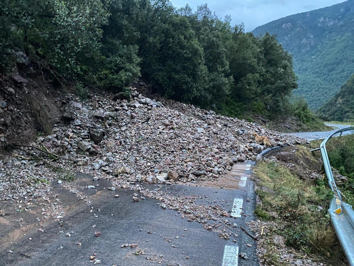 Esllavissada a la LV-5134 de l'agost de 2025