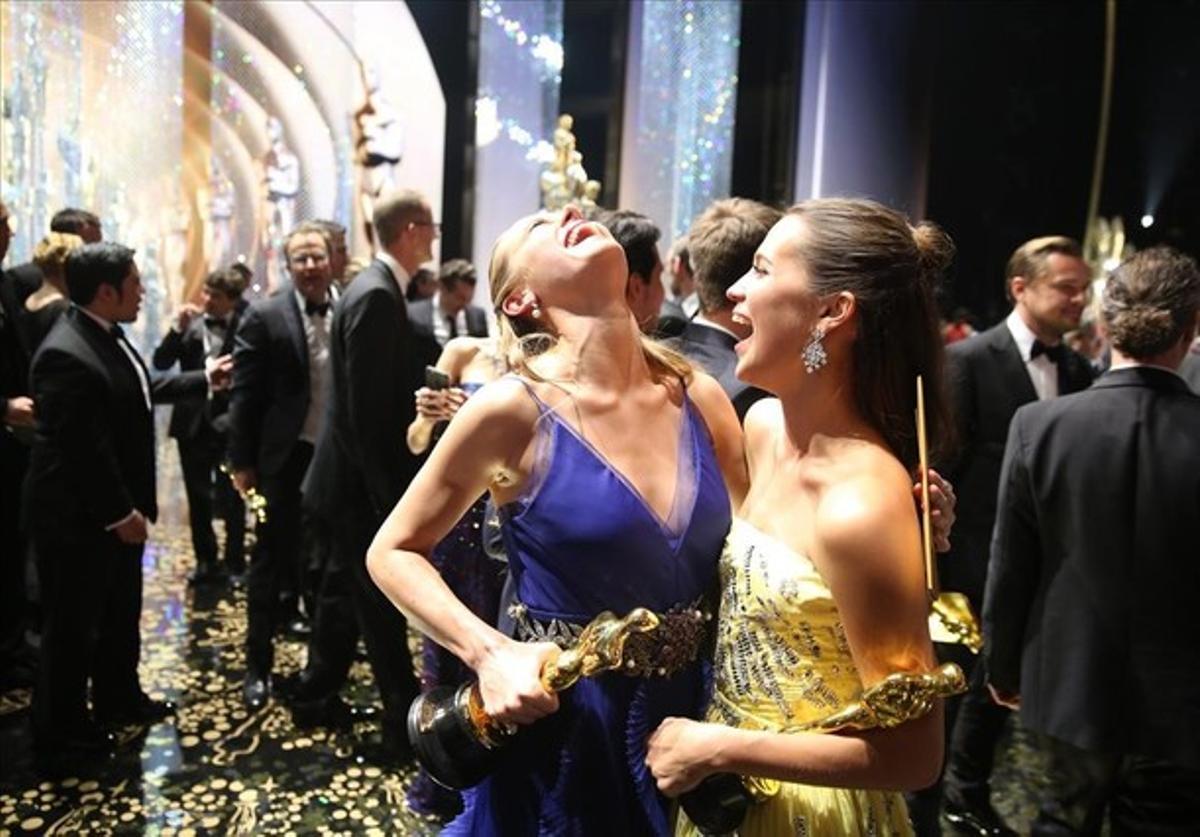 Brie Larson, Oscar por La Habitación, junto a Alicia Vikander ganadora por La chica danesa