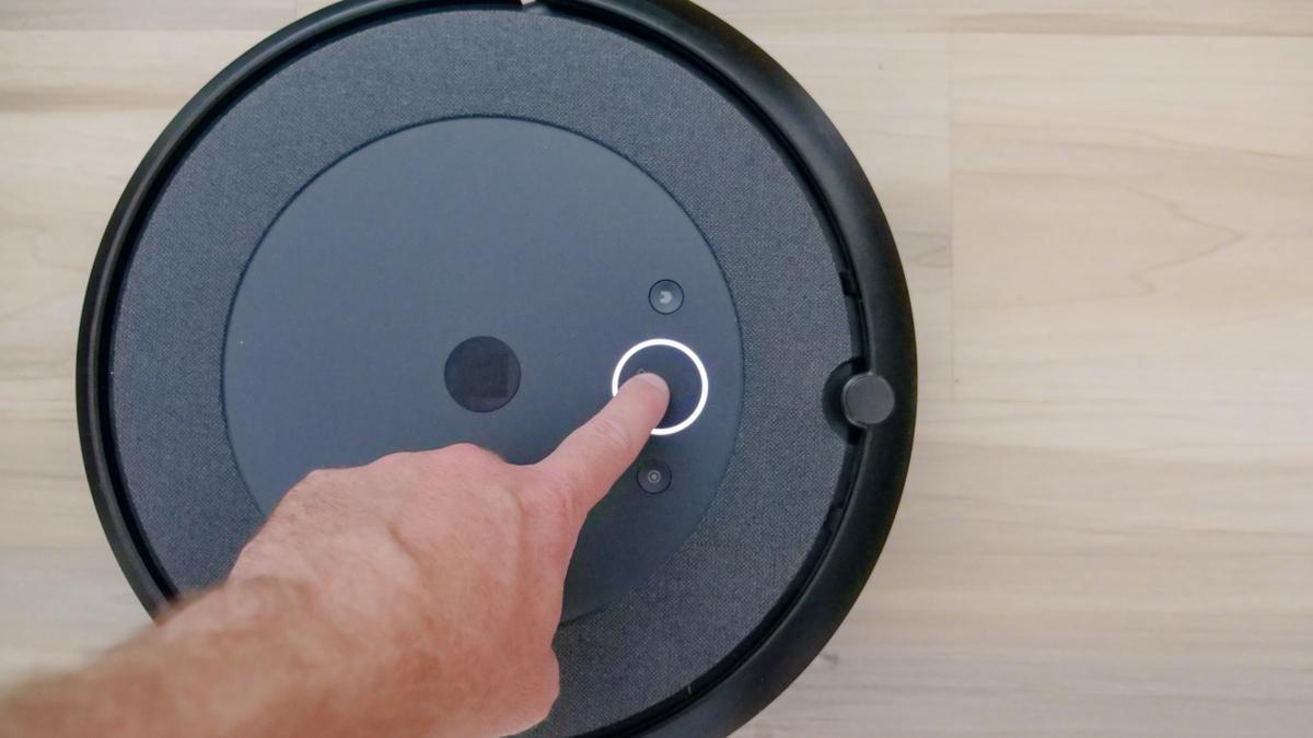 Un aspirador Roomba