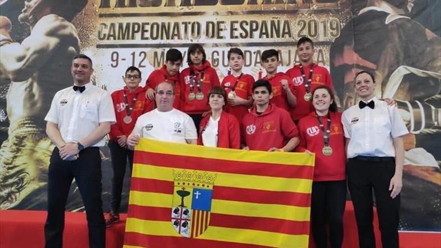 Los ejeanos regresan con siete medallas del Campeonato de España