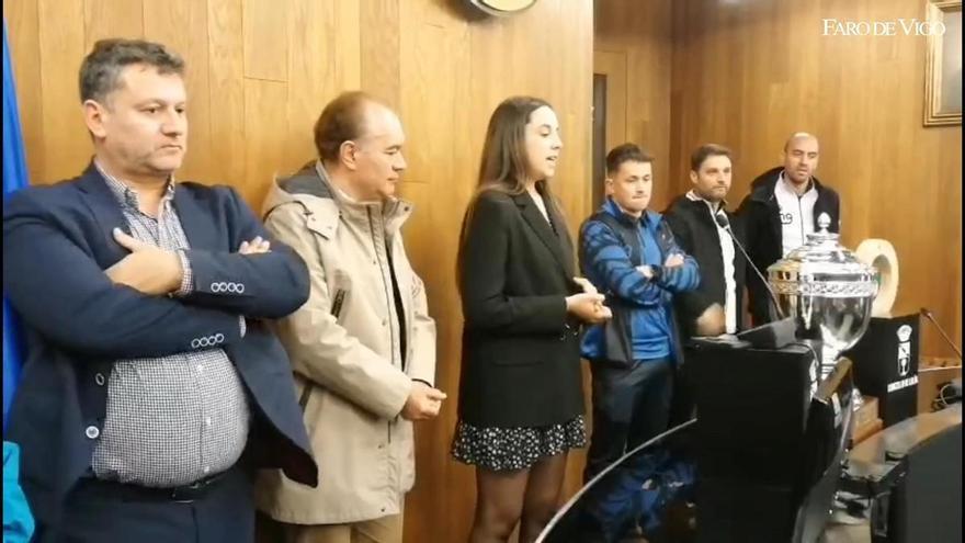 El Concello rinde un homenaje al Club Deportivo Lalín por su ascenso a Tercera Federación