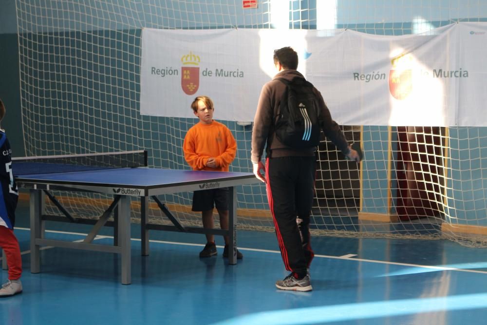 Final de tenis de mesa de Deporte en Edad Escolar