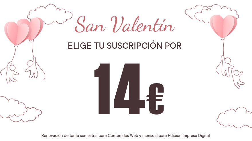Disfruta de nuestro San Valentín con suscripciones por tan solo 14 euros