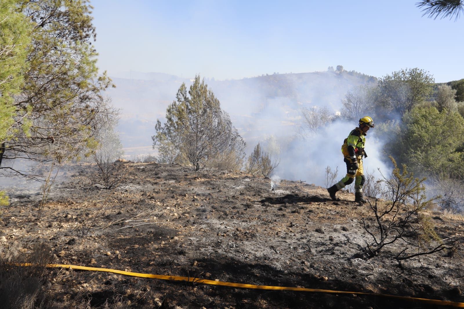 Las imágenes del incendio de Real