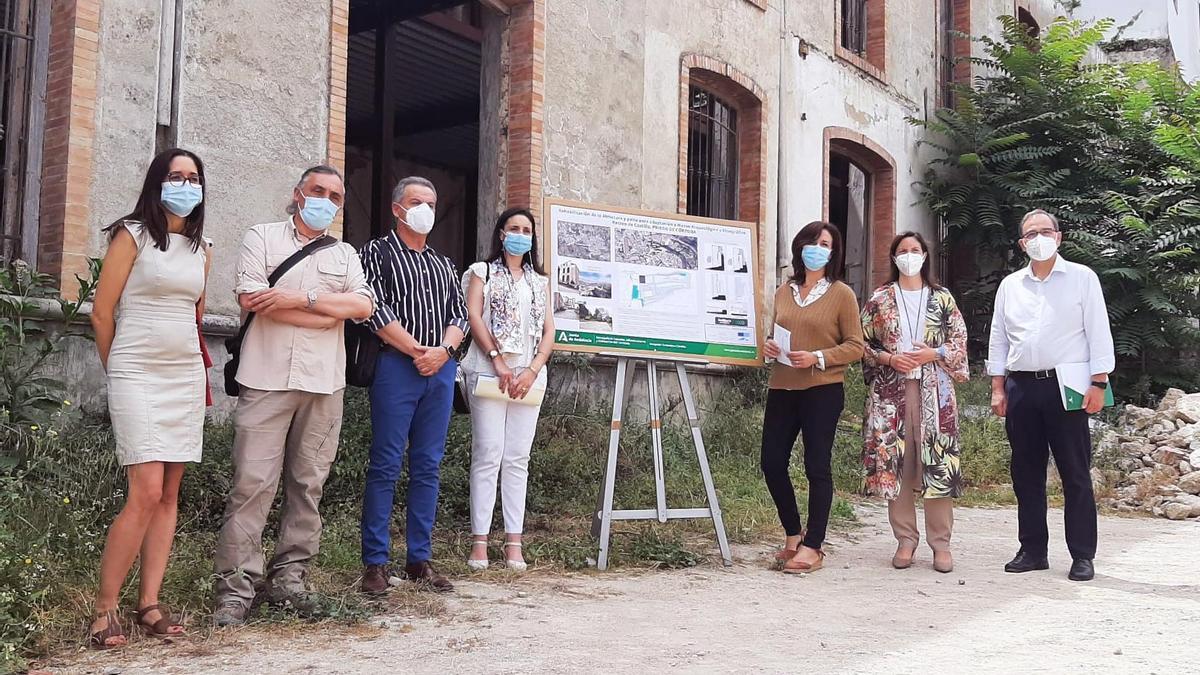Visita reciente de los técnicos al Molino de los Montoro.