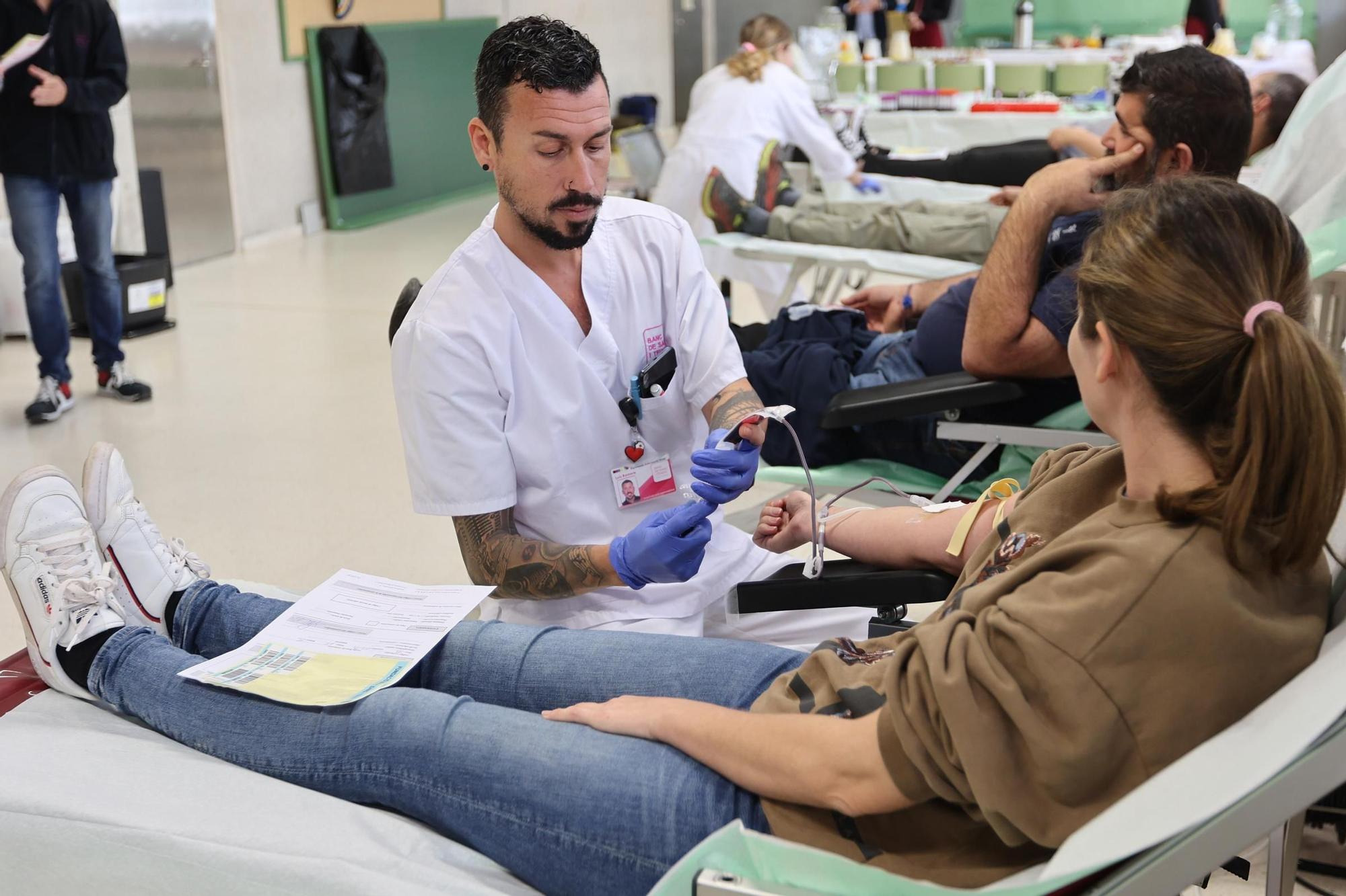 Donación de sangre en el IES Balafia